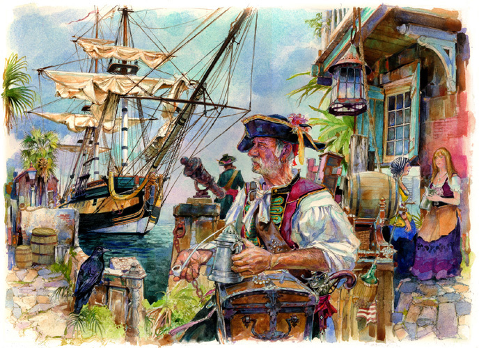 The Old Pirate - Click Image to Close
